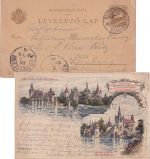 Ungarn - 2 Kr. Sonderganzsache Jahrtausendfeier Budapest - Nürnberg (SST !) 1896