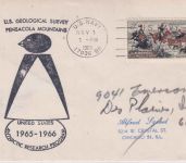 USA - US-Navy 17038 BR 1965 Antarctic Research Program Pensacola Mountains