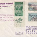 USA - AFCRL Geopole Station Thule Greenland FPO 09023 Brief n. FRANKREICH 1965