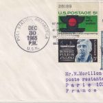USA - USN Pole Station Antarctica Brief n. FRANKREICH 1965