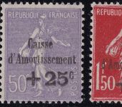 Frankreich - Staatsschuldentilgungskasse 1931 3 Werte postfrisch/MNH