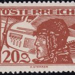 Österreich - 20g Flugpostausgabe 1925/30 postfrisch/MNH
