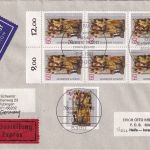 BRD - 7x60 Pfg. Riemenschneider Lupo-Eilbrief/FDC n ISRAEL ESST Bonn 7.5.1981