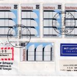 BRD - 100. Geb. Bauhaus Satz 3 Lupo/Lupo-R-Briefe/FDC n. ISRAEL ESST 8.2.1983