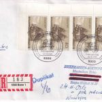 BRD - 4x80 Pfg. Einwanderung Einschreibebrief/FDC n. NORWEGEN ESST Bonn 5.5.1983