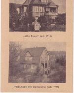Hessen - Bad Soden Villa Braun sw-Ansichtskarte gelaufen 1950