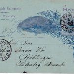 Brasilien - 80 R. Ganzsachenkarte S. Paulo - Böblingen 1897