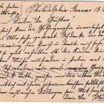 USA - 2 C. Ganzsachenkarte Philadelphia - Böblingen 1898