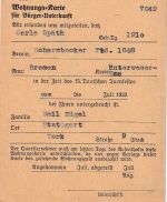 DR - Stuttgart 1933 15. Dt. Turnfest 5 Pfg. AFS Drucksache/Wohnungskarte RR!