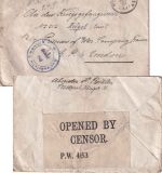 DR - Stuttgart 1917 Kriegsgefangenenbrief n. ENGLAND Doppelzensur
