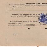 DR - 2x60+20 Pfg. Germania Paketkarte n. NORWEGEN Rempesgrün (Vogtland) 1917