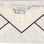 BRD - 10+10 Pfg Posthorn/Heuss I Trauerbrief Bad Nauheim - Stuttgart 9.2.54