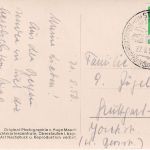 Bizone - Steibis ü. Oberstaufen Handwerbestempel/Poststelle I Karte 1950