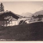 Bizone - Steibis ü. Oberstaufen Handwerbestempel/Poststelle I Karte 1950