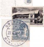 All.Bes. - Oberjoch ü. Hindelang Poststelle I Karte n. Stuttgart 22.4.48