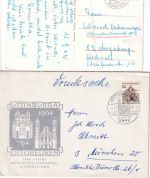 DR/BRD - Ottobeuren 10 Heimatbelege ex 1926/1984