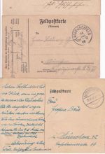 Bayern/DR/BRD - Klosterlechfeld/Lager Lechfeld 9 Heimatbelege ex 1890/1992