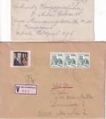 Bayern/BRD - Großaitingen Feldpostbrief 1917 + Wertbrief 1992