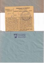 DR/All.Bes./BRD - Lechbruck Paketkarte/Geb.bez./Einschreibebrief ex 1944/64