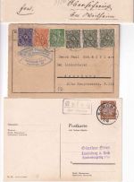 Bayern/DR/All.Bes./BRD - Schongau 20 Heimatbelege ex 1892/1996 interessantes Lot