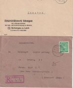 Bayern/DR/All.Bes./BRD - Schongau 20 Heimatbelege ex 1892/1996 interessantes Lot