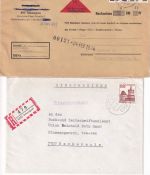 Bayern/DR/All.Bes./BRD - Schongau 20 Heimatbelege ex 1892/1996 interessantes Lot