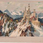 Bayern - Schwangau Schloss Neuschwanstein farb. Künstler-AK/Zeno Diemer ca. 1900