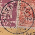 DR - Nürnberg 12 9. MAI 24 bayer. Reserve-K2 Paketkarte n. Hamburg