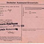 DR - 8 Pfg. Strohhut Dienstpostlkarte K1 Weikersheim - Laudenbach 1928