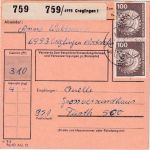 Württemberg/DR/BRD - Creglingen 5 Heimatbelege 1911/1978