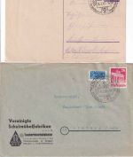 DR/Bizone/BRD - Tauberbischofsheim 3 Heimatbelege ex 1942/1969