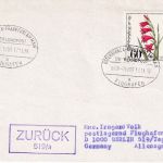 BRD - Osterburken/FFM-Flughafen Überlandpost 1991 Brief n. Berlin