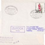 BRD - Osterburken/FFM-Flughafen Überlandpost 1991 Brief n. Berlin