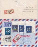 DR/BRD - Mannheim-Waldhof Einschreibebrief 1935 + Lupo-Einschreibe-Brief 1966