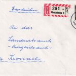 DR/BRD - Mannheim 3 3 Orts/Einschreibebriefe ex 1922/1963
