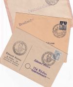 All.Bes./BRD - Hockenheim 3 Belege mit SST/Werbestpl. ex 1948/1958