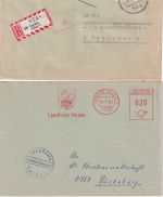 BRD - Verden (Aller) 4 Heimatbelege (1x Postsache !!) ex 1965/1972