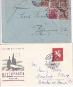 DR/BRD - Soltau 10 Heimatbelege u.a. Postsache (!!), Überlandpost, etc 1921/1988