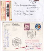 BRD - Laatzen 4 Heimatbelege (u.a. Karte i.d. TSCHAD !) ex 1972/1996