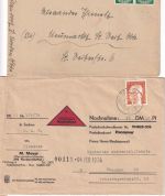 DR/All.Bes./BRD - Norden 7 Heimatbelege ex 1906/1974