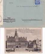 DR/BRD - Emden 10 Heimatbelege ex 1917/1987 darunter Zensurbrief, Landpost etc.