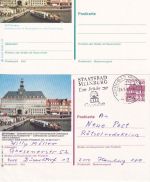 DR/BRD - Emden 10 Heimatbelege ex 1917/1987 darunter Zensurbrief, Landpost etc.