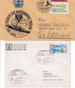 DR/BRD - Emden 10 Heimatbelege ex 1917/1987 darunter Zensurbrief, Landpost etc.