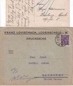 DR/All.Bes./BRD - Lüdenscheid 14 Heimatbelege ex 1913/1990