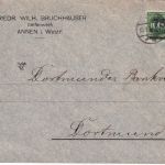 DR-Infla - 75 Tsd./1.000 M. Firmenbrief Annen - Dortmund 15.9.23