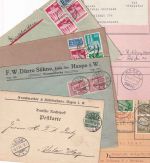 DR/All.Bes./BRD - Hagen (Westf.) 6 Heimatbelege ex 1895/1977
