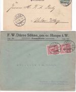DR/All.Bes./BRD - Hagen (Westf.) 6 Heimatbelege ex 1895/1977