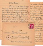 DR - Arnsberg (Westf.) 20.11.44 Brief n. Berlin (interessanter Inhalt !!)