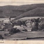 BRD - Holthausen ü. Schmallenberg Landpost-Ra2 Karte n. BRASILIEN 1953