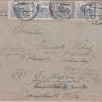 All.Bes./Währungsreform - Emden 22.6.48-9 Brief Zehnfachfrankatur n. Göttingen
